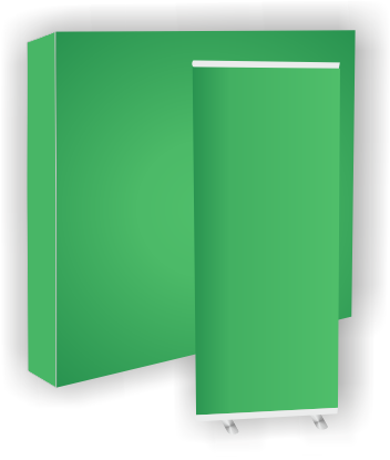 Greenscreen-Roll-ups
